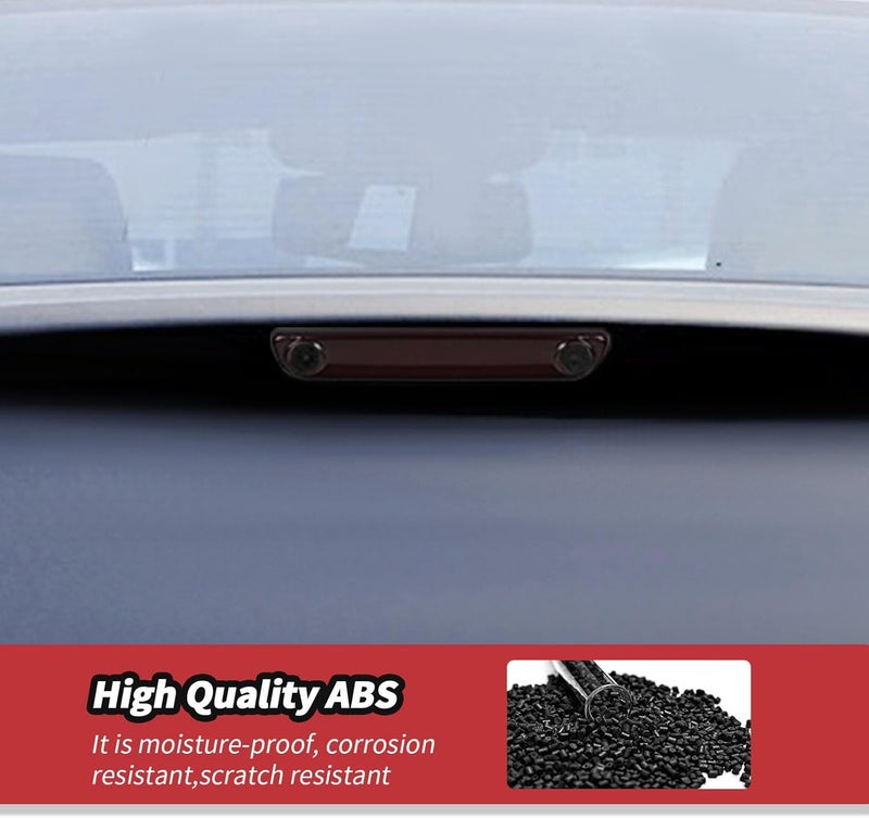JeCar Smoked Tail Light Cover 3rd Third Brake Light Cover Trim Guards for 2011-2014 Chrysler 300/300C - Image 5